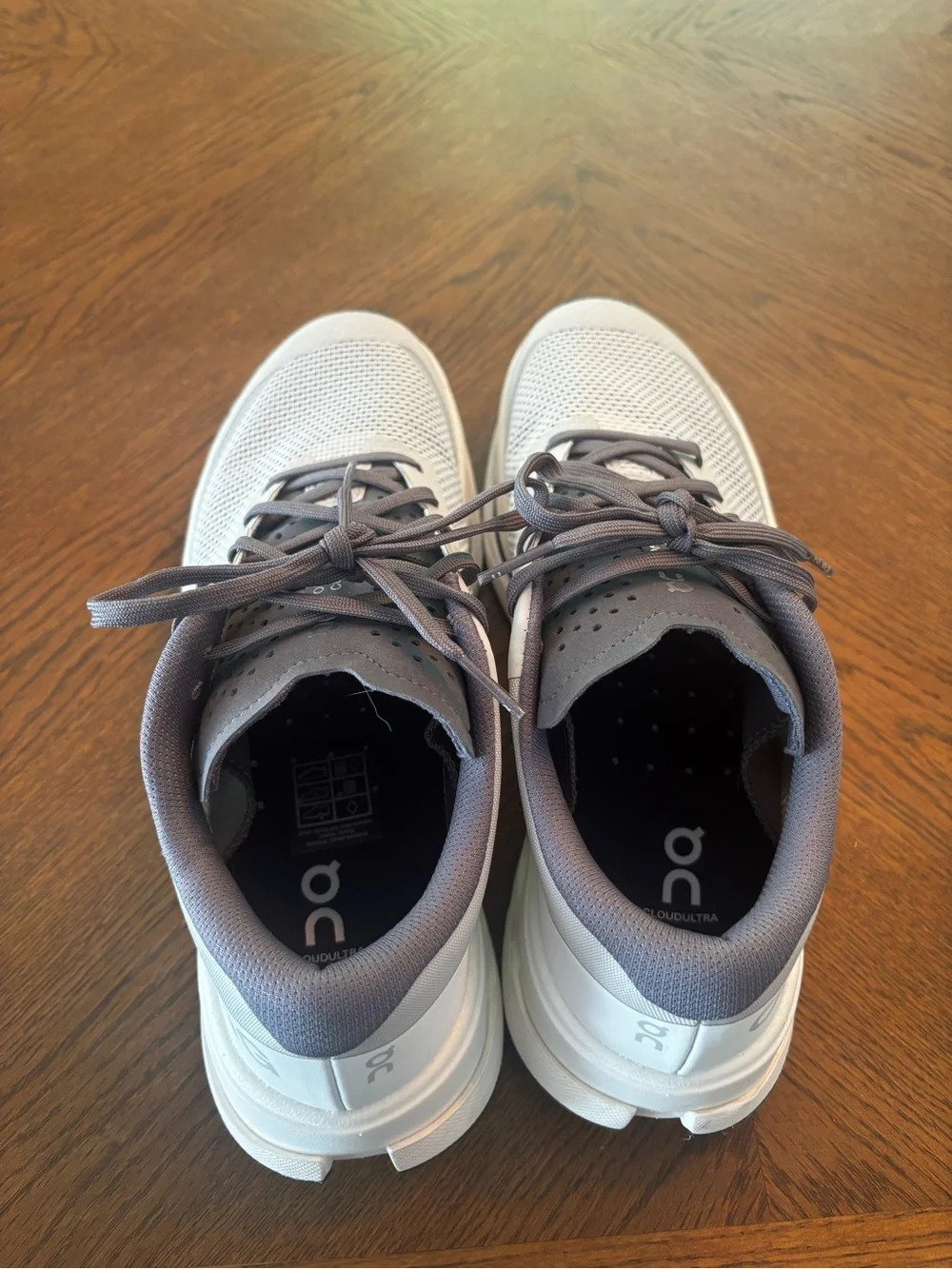 On Running Women’s Cloudultra 3 in glacier/white size US9